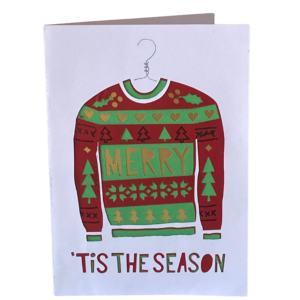 Handmade Christmas Card - Christmas Sweater