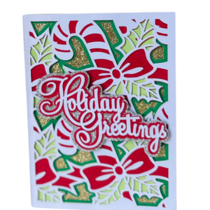 Handmade Christmas Card - Holiday Greetings