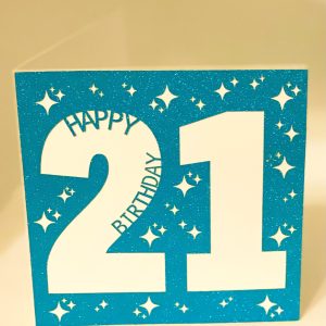 $4 21st Birthday Card