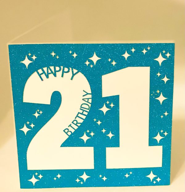 $4 21st Birthday Card