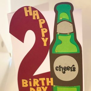 21st birthday card