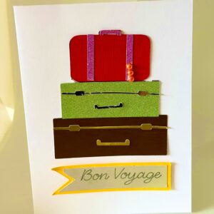 Bon voyage luggage card